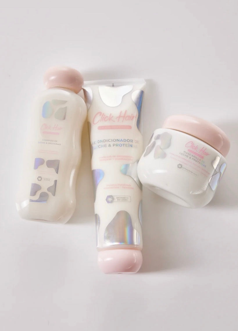 Kit profesional Leche y Proteínas Click Hair