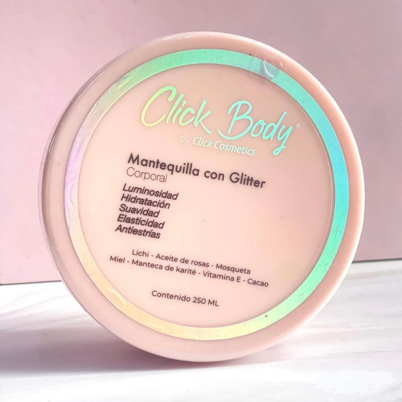 Mantequilla con Glitter Click Body