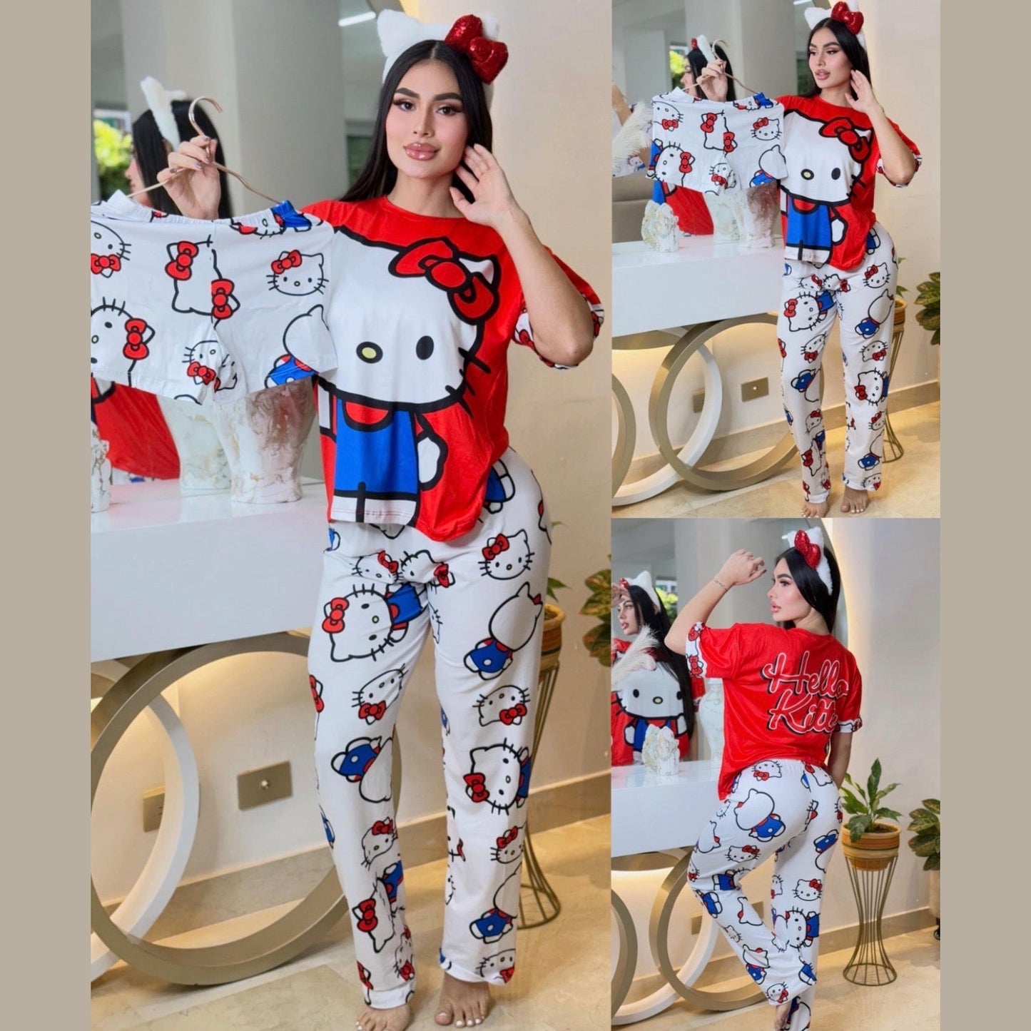 Pijama 3 Piezas Hello Kitty