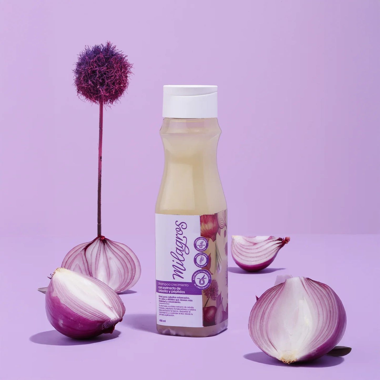 Shampoo Crecimiento Cebolla y Peptidos Milagros