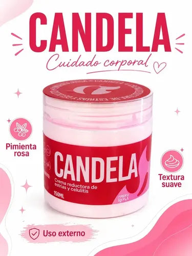 Crema Candela Antiestrias y Celulitis
