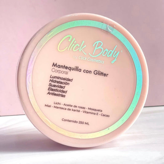 Mantequilla con Glitter Click Body