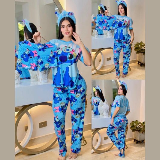 Pijama 3 Piezas Stitch